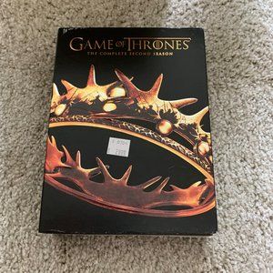 Game of Thrones Complete Second Season DVD Box Set Tested Working Clean Discs